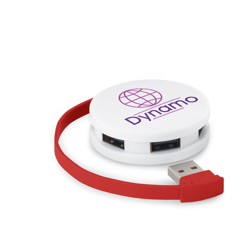 GARDNER. HUB sa kablom i 4 USB-A porta u ABS-u