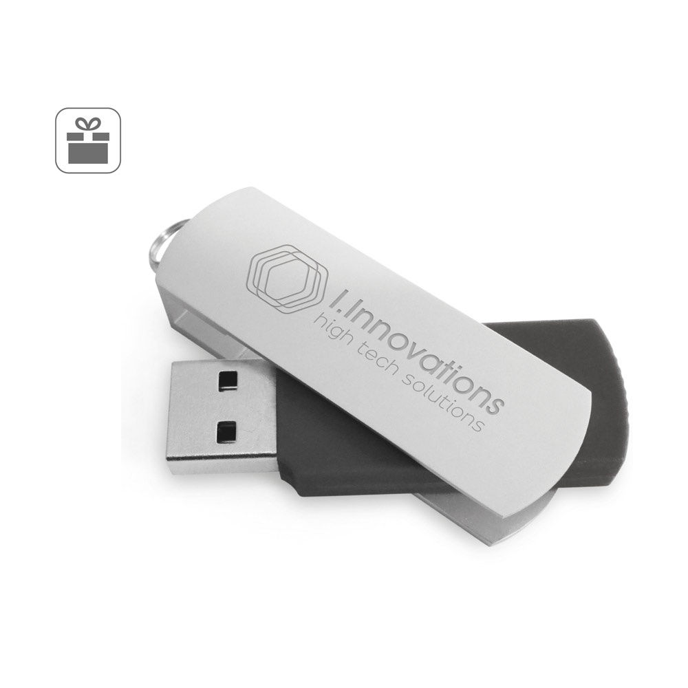 BOYLE 8GB. 8GB USB flash disk s kovovým klipom