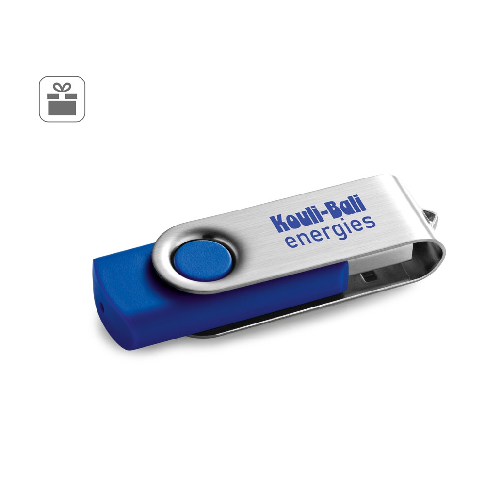 CLAUDIUS 32 GB. 32 GB USB flash disk s kovovým klipom