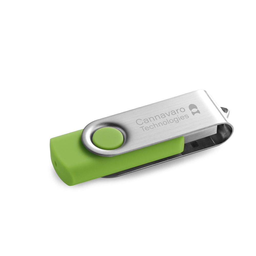 CLAUDIUS 8GB. 8 GB USB flash disk s kovovým klipom
