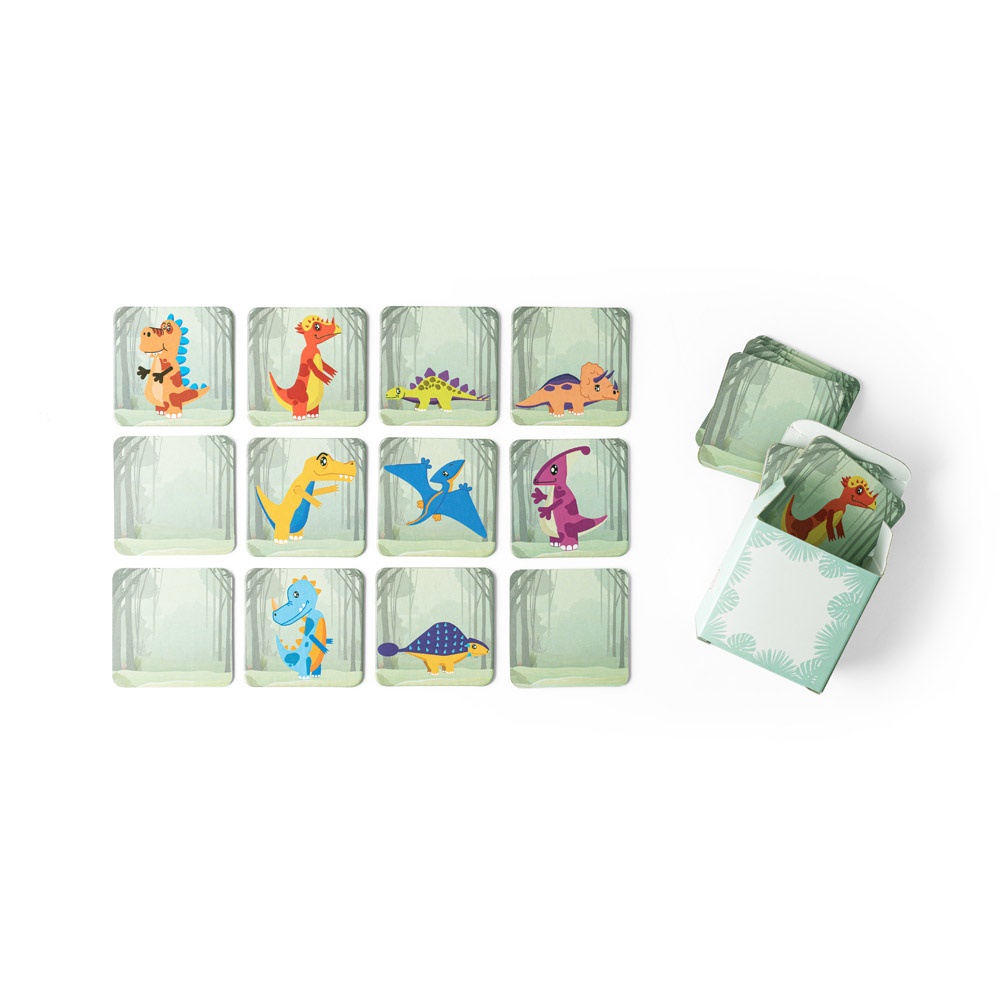 TRICERATOPS. Jeu de mémoire avec 20 pièces