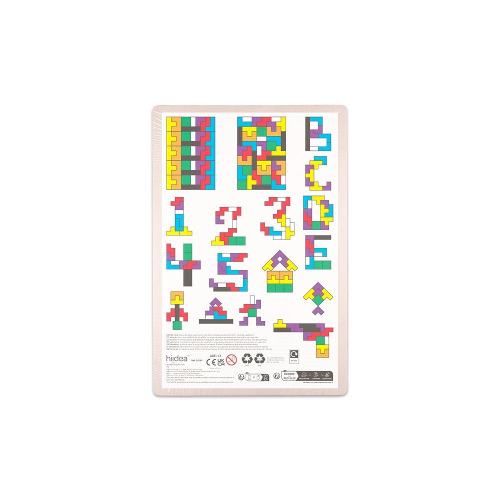 MOKI. Jeu de construction et d'emboîtement en contreplaqué
