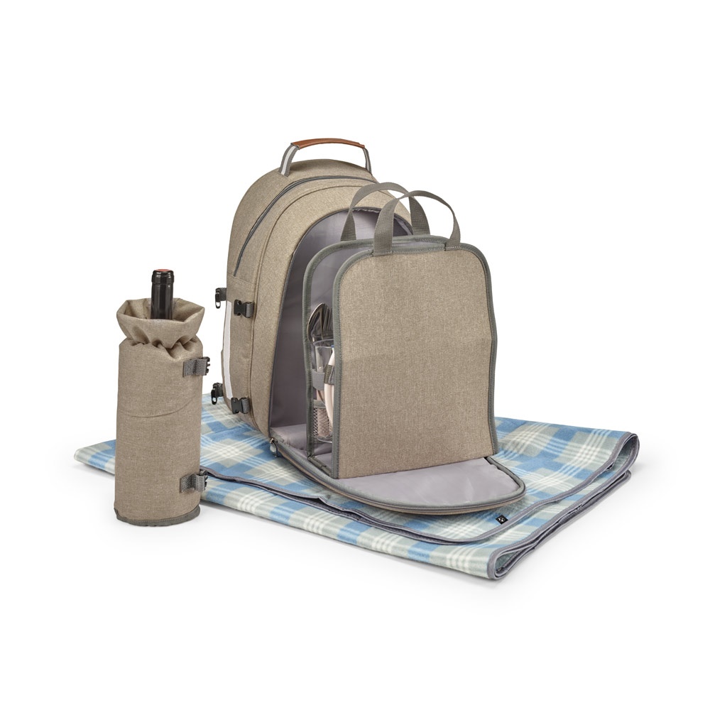 VILLA. Sac à dos thermique pour pique-nique en polyester recyclé haute densité 600D