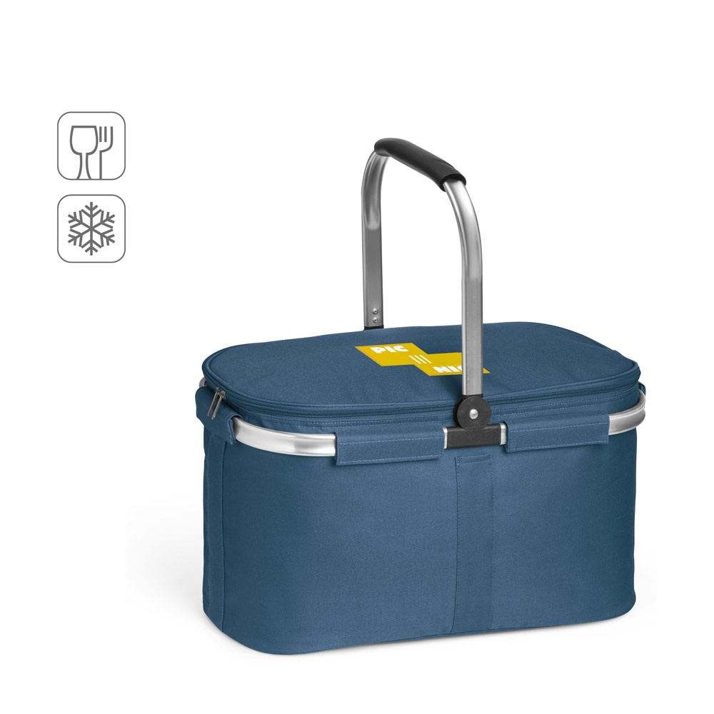 BASKIT. Sklopný piknikový košík z materiálu 600D 25 L
