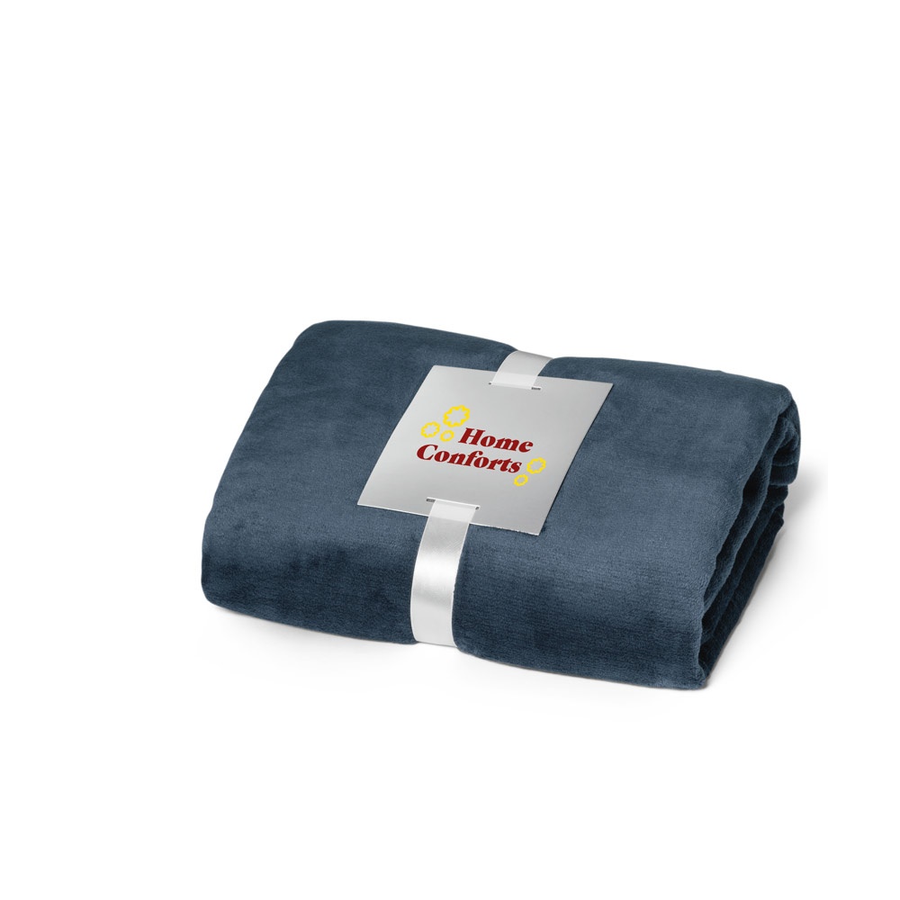 DYLEAF. Flísová deka s páskou na personalizáciu z (240 g/m²)