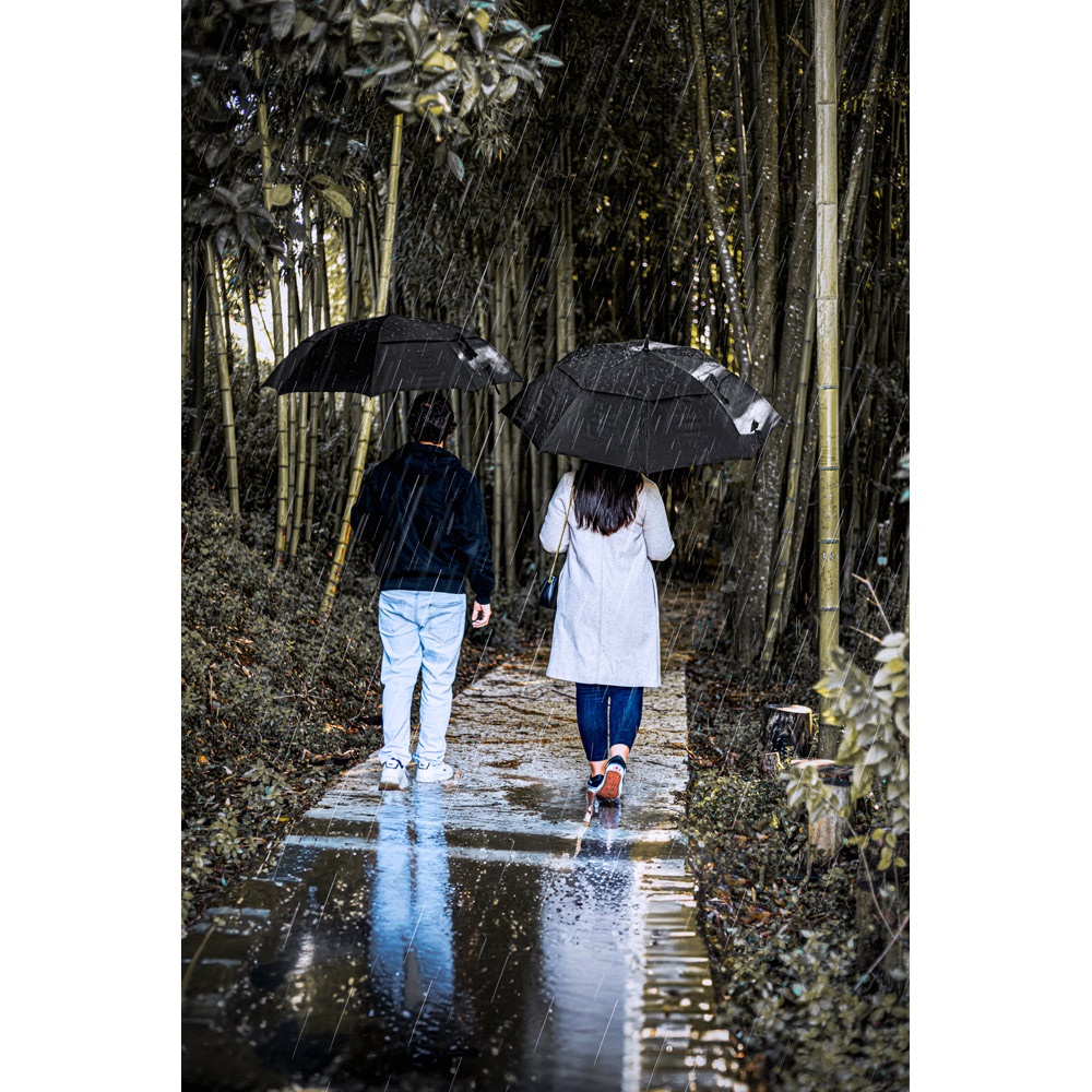 GAVIN. Parapluie 27.5" pongé 190T avec ouverture automatique