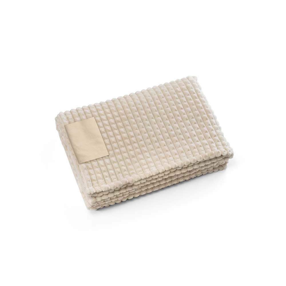 CELINE. Couverture en polyester recyclé (100% rPET) avec détail cousu pour la personnalisation