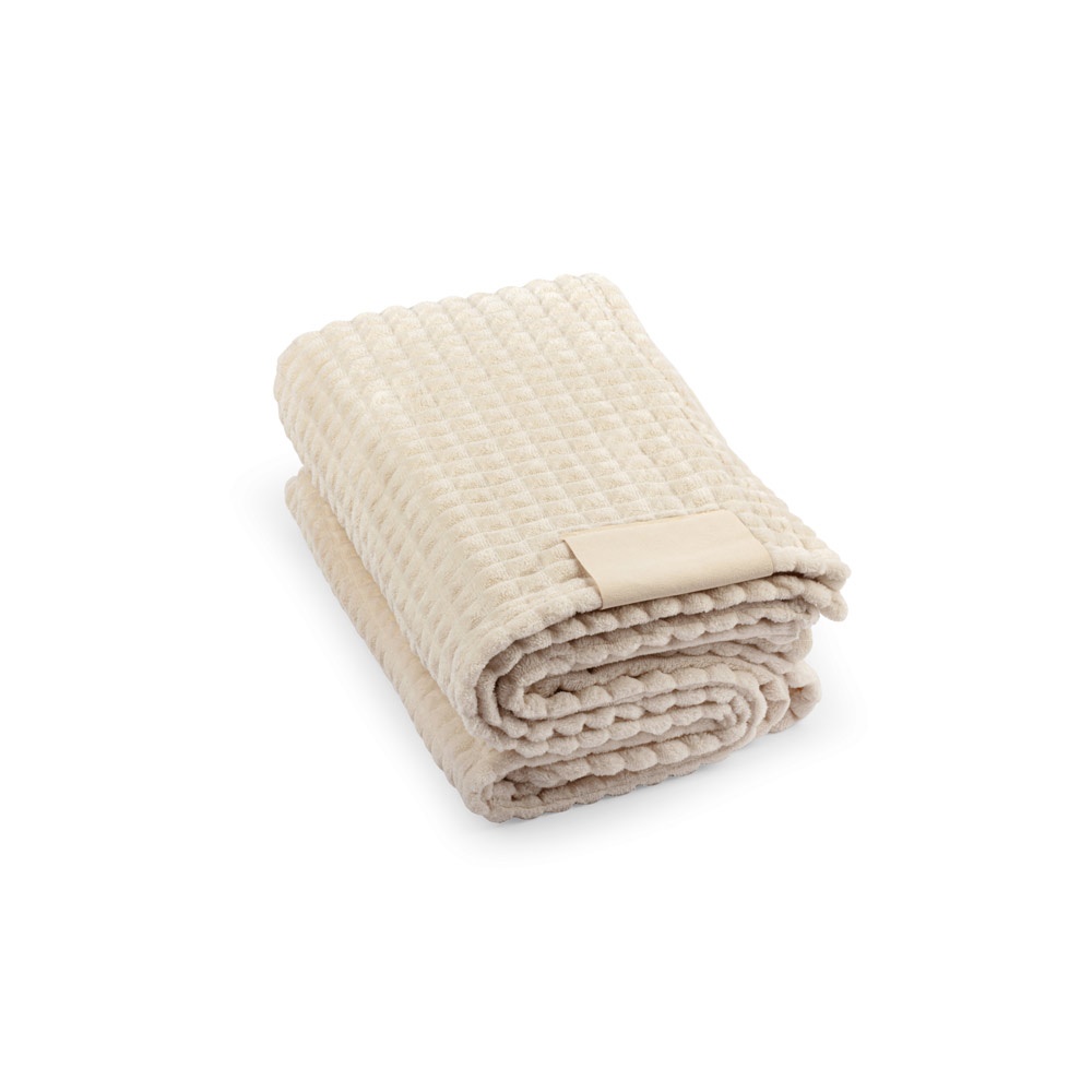 CELINE. Couverture en polyester recyclé (100% rPET) avec détail cousu pour la personnalisation