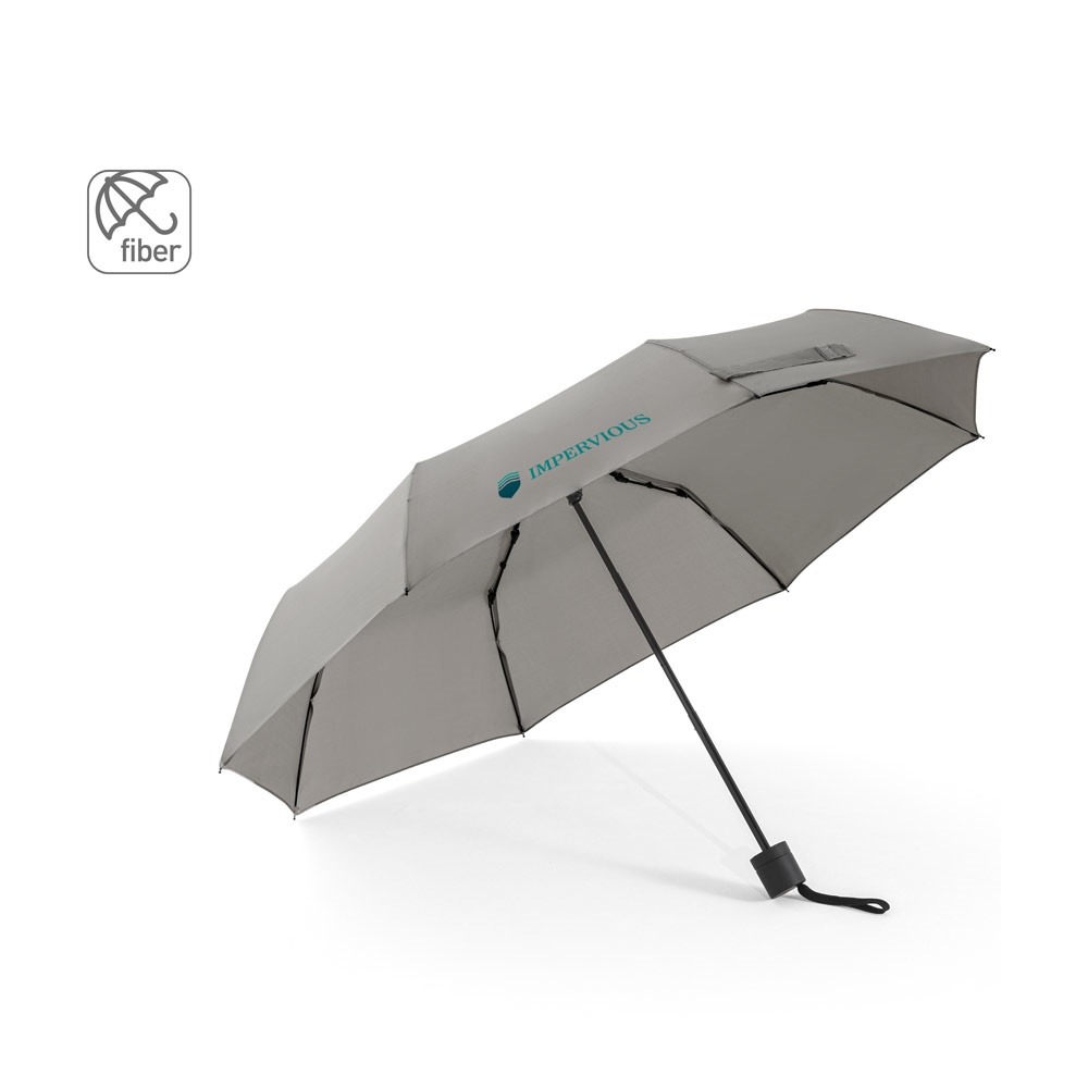AIDEN. 21" dáždnik z recyklovaného polyesteru (100% rPET) pongee 190T, skladací na 3 časti
