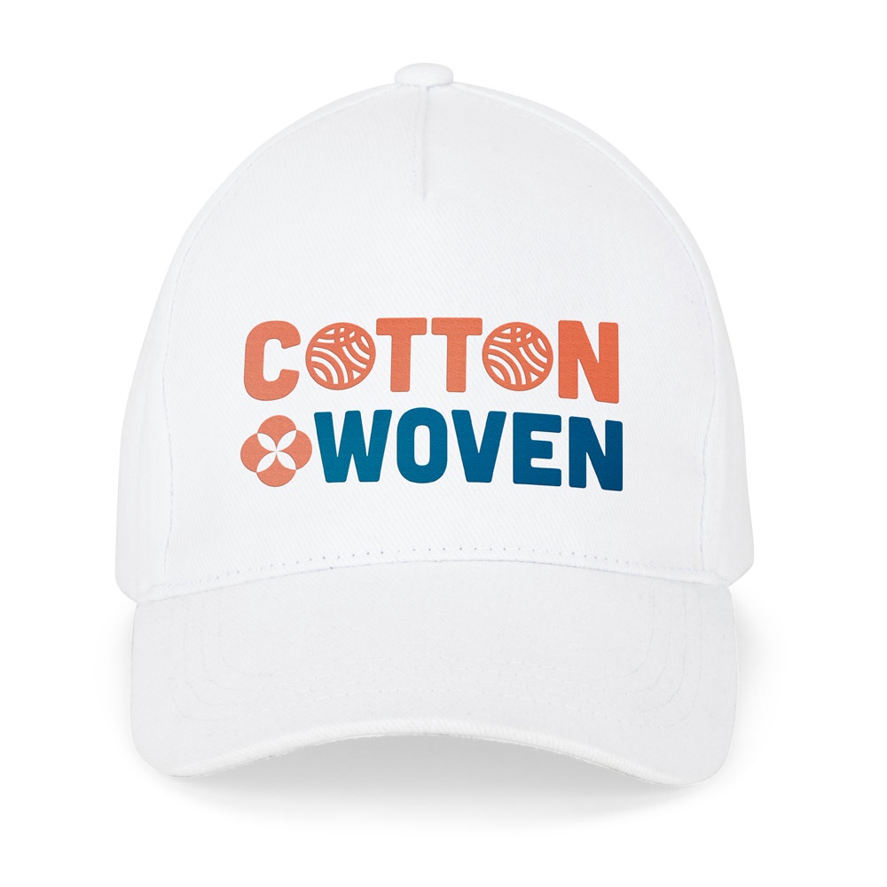 ASHTON. Casquette 100 % coton (260 g/m²) à 5 panneaux