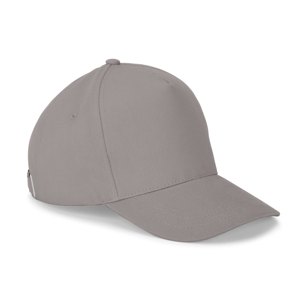 ASHTON. Boné 100% algodão (260 g/m²) com 5 painéis
