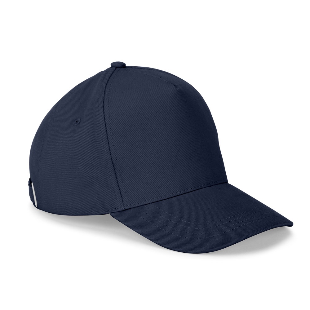 ASHTON. Boné 100% algodão (260 g/m²) com 5 painéis