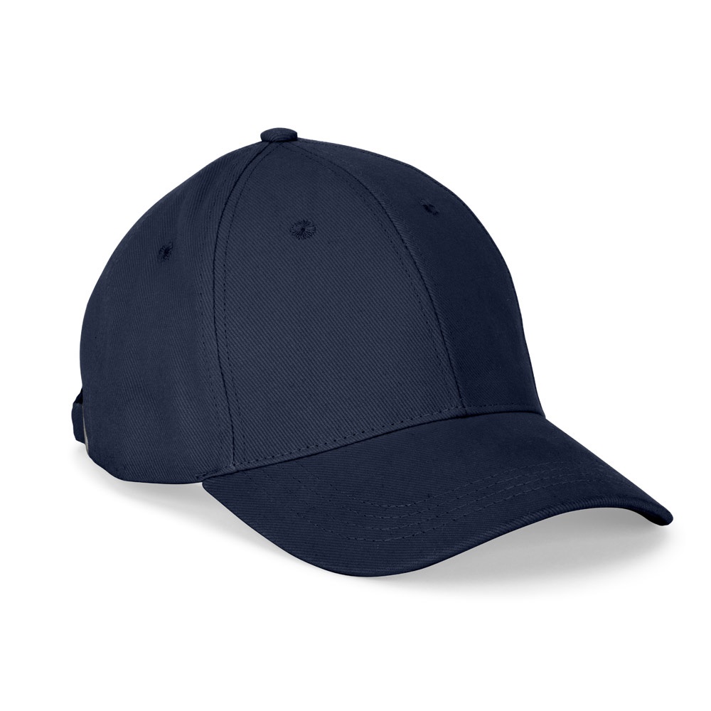 NATHAN. Boné 100% algodão (260 g/m²) com 6 painéis