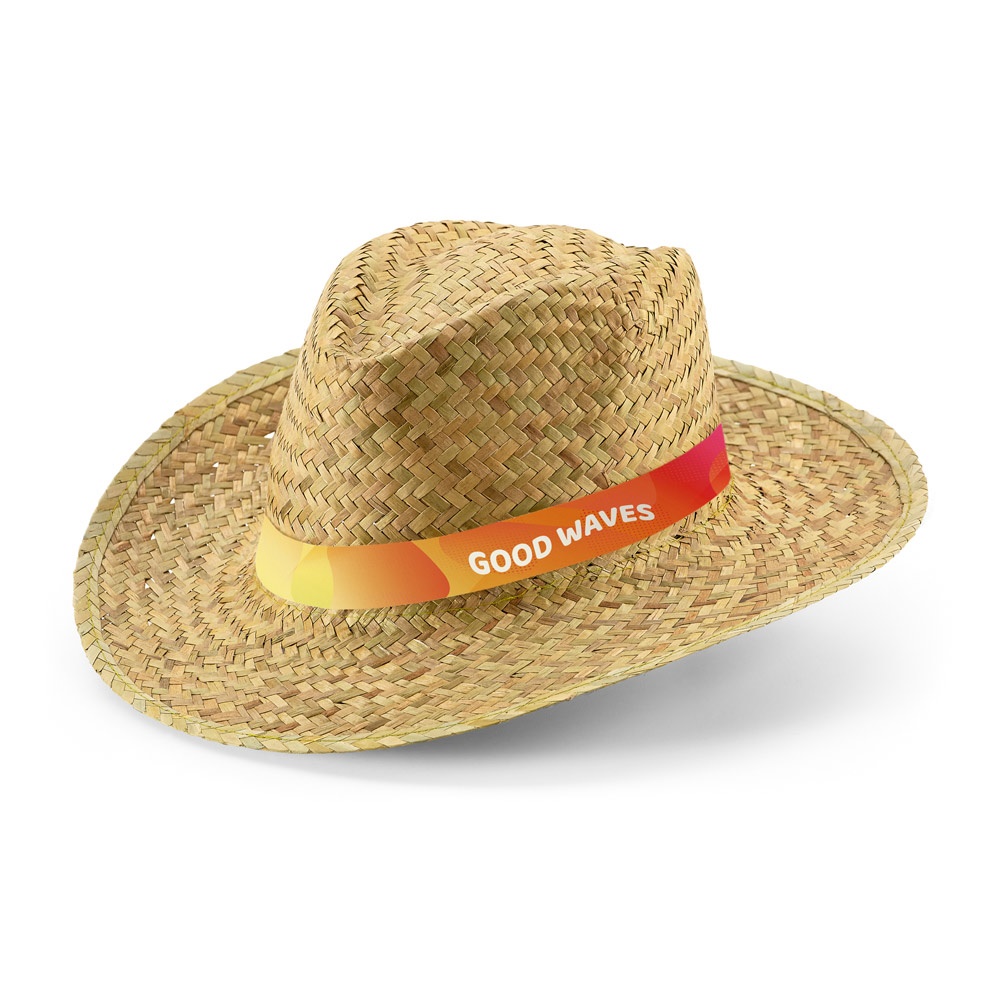 JEAN. Chapeau de paille naturel