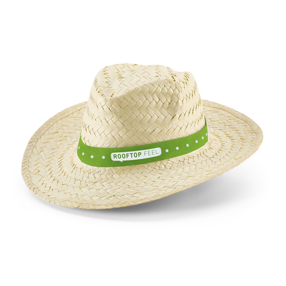 EDWARD. Chapeau de paille naturel