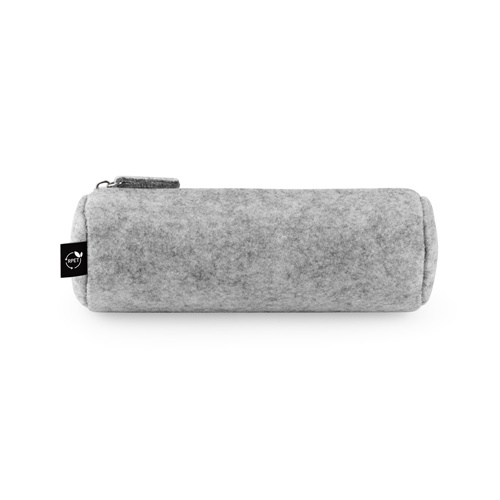 NOMAD. Estojo multifunções em feltro reciclado (100% rPET), com régua, lápis, borracha e afia