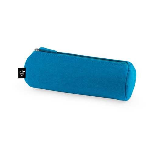 NOMAD. Estojo multifunções em feltro reciclado (100% rPET), com régua, lápis, borracha e afia