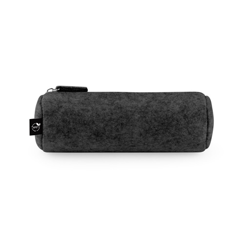 NOMAD. Estojo multifunções em feltro reciclado (100% rPET), com régua, lápis, borracha e afia