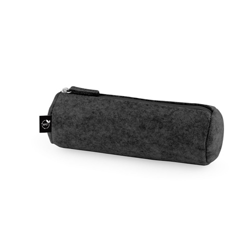 NOMAD. Estojo multifunções em feltro reciclado (100% rPET), com régua, lápis, borracha e afia