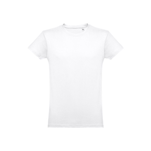 THC LUANDA WH. T-shirt para homem em formato tubular em algodão. Cor branca