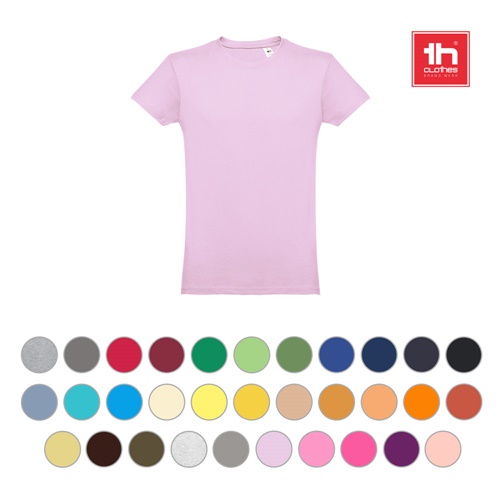 THC LUANDA. T-shirt para homem em formato tubular em algodão