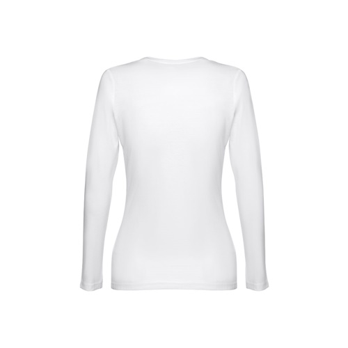 THC BUCHAREST WOMEN WH. T-shirt cintada de manga comprida para senhora