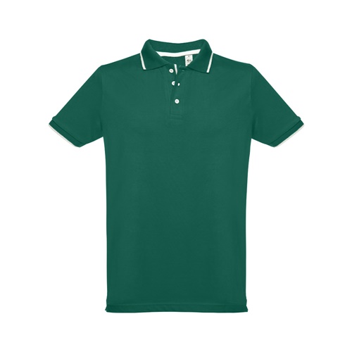 THC ROME. Polo bicolor para homem em algodão