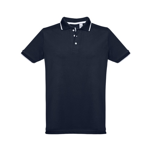 THC ROME. Polo bicolor para homem em algodão