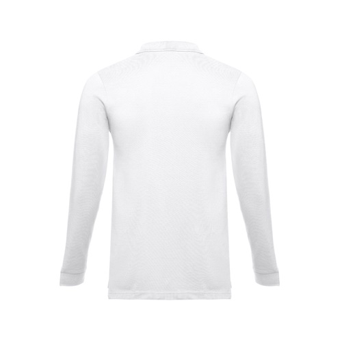 THC BERN WH. Polo de manga comprida para homem em algodão