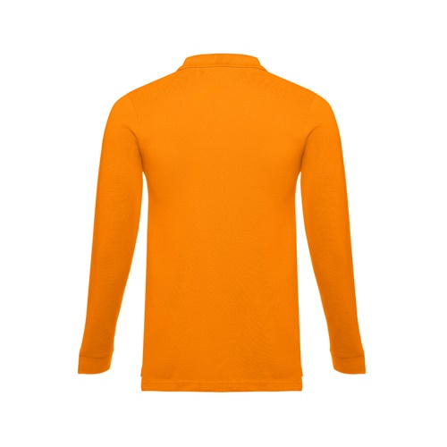 THC BERN. Polo de manga comprida para homem em algodão cardado