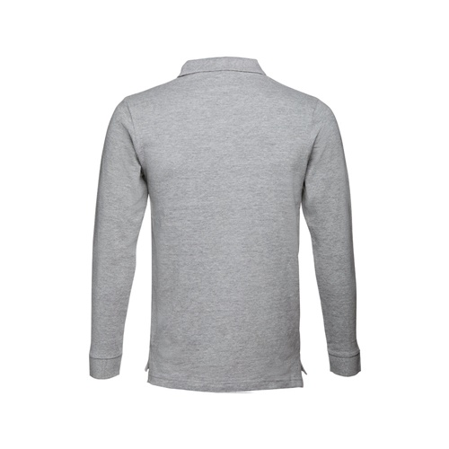 THC BERN. Polo de manga comprida para homem em algodão cardado