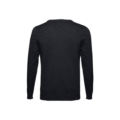 THC MILAN. Pullover com decote em" V" para homem em algodão e poliamida