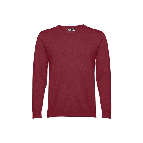 THC MILAN. Pullover com decote em" V" para homem em algodão e poliamida