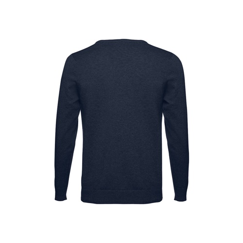 THC MILAN. Pullover com decote em" V" para homem em algodão e poliamida
