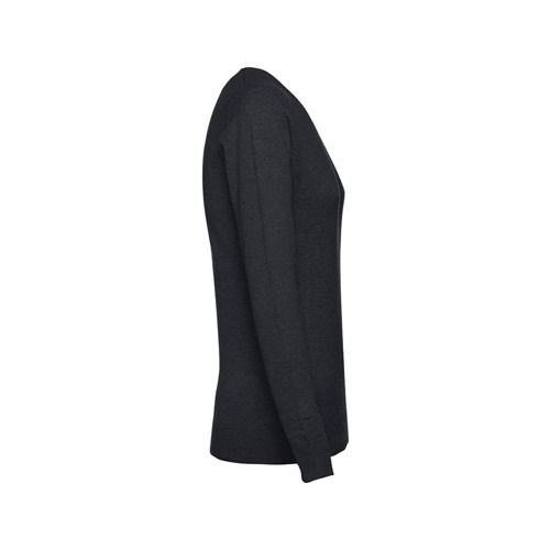 THC MILAN WOMEN. Pullover com decote em" V" para senhora em algodão e poliamida