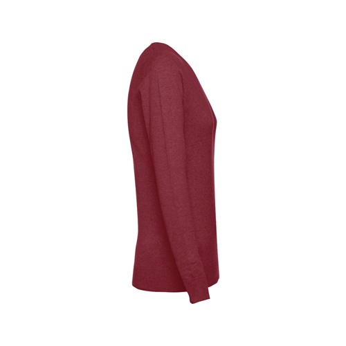 THC MILAN WOMEN. Pullover com decote em" V" para senhora em algodão e poliamida