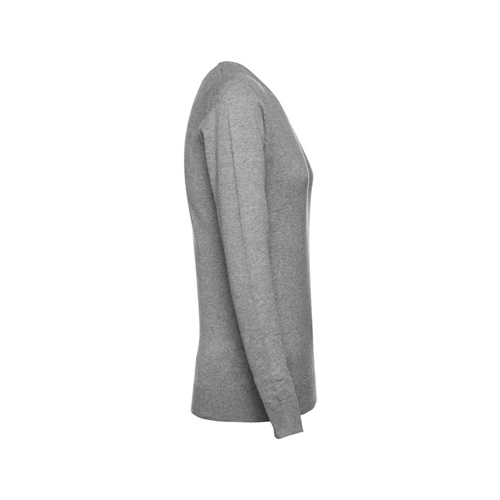 THC MILAN WOMEN. Pullover com decote em" V" para senhora em algodão e poliamida