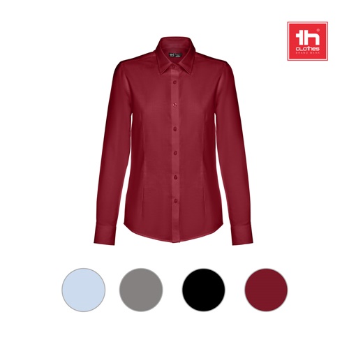 THC TOKYO WOMEN. Camisa oxford de manga comprida para senhora