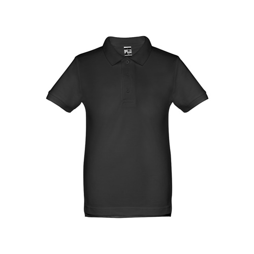 THC ADAM KIDS. Polo para criança (unissexo) de manga curta em algodão