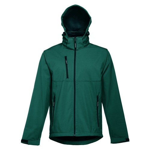 THC ZAGREB. Casaco softshell para homem em poliéster e elastano