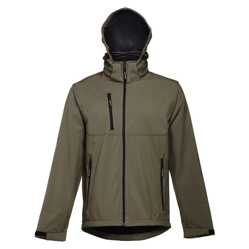 THC ZAGREB. Casaco softshell para homem em poliéster e elastano