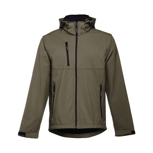 THC ZAGREB. Casaco softshell para homem em poliéster e elastano