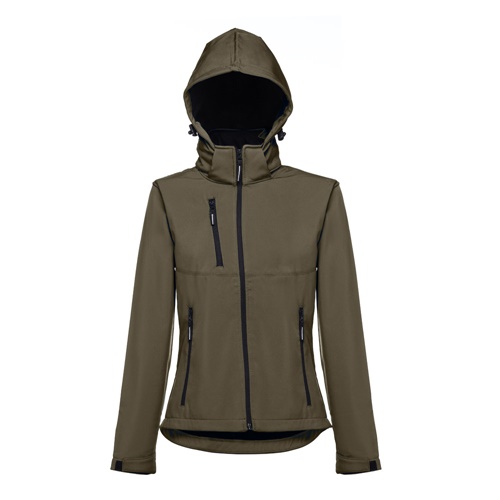 THC ZAGREB WOMEN. Casaco softshell cintado para senhora