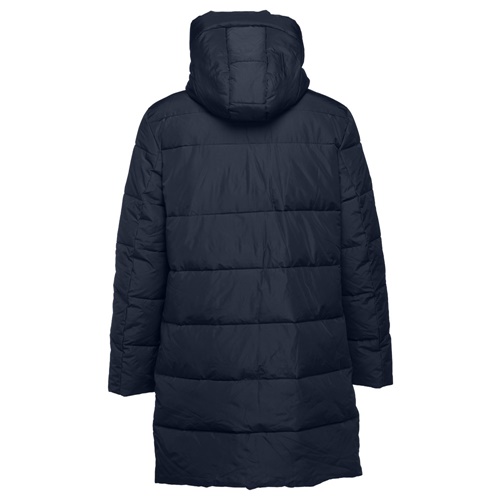 THC BRUSSELS. Parka longa unissexo acolchoada
