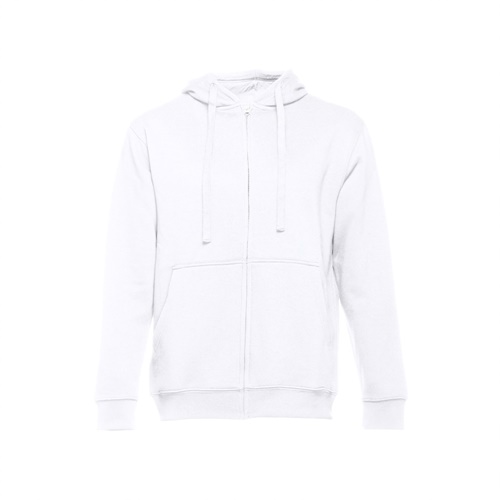THC AMSTERDAM WH. Sweatshirt para homem, com fecho e capuz