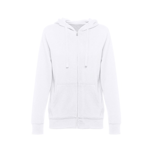THC AMSTERDAM WOMEN WH. Sweatshirt para senhora, com fecho e capuz