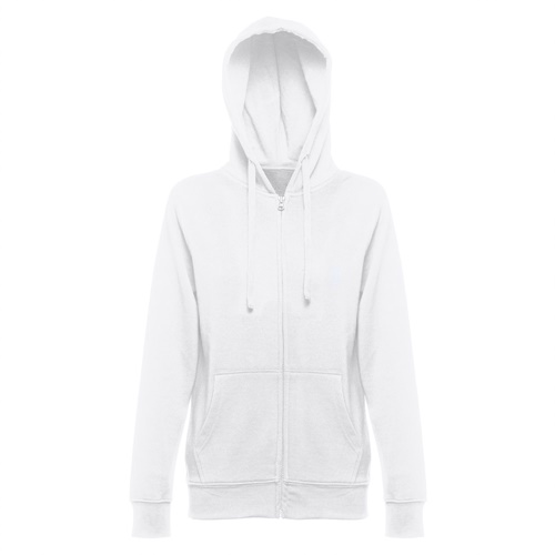 THC AMSTERDAM WOMEN WH. Sweatshirt para senhora, com fecho e capuz