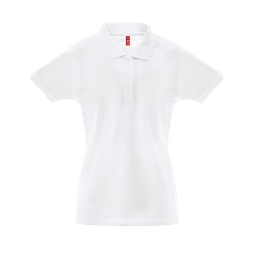 THC BERLIN WOMEN WH. Polo de manga curta para mulher