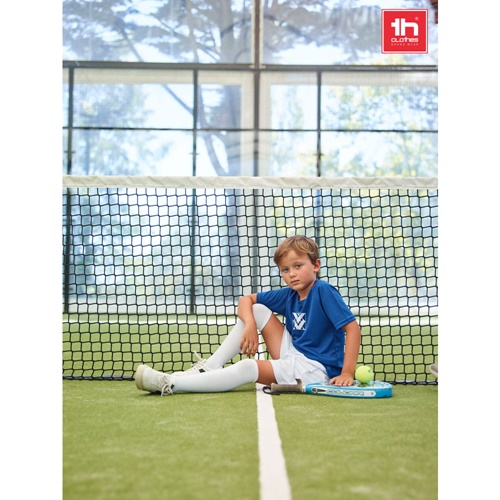 THC RUN KIDS WH. Meia de desporto para criança de cano médio