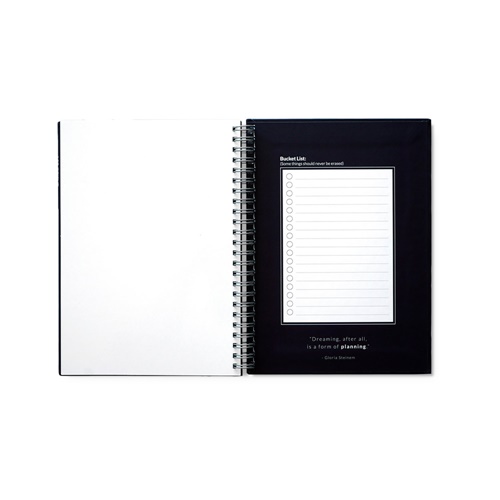 STARTER KIT INFINITE PLANNER A5. Kit composto um "Infinite Diary", kit de limpeza, marcador e suporte de marcador
